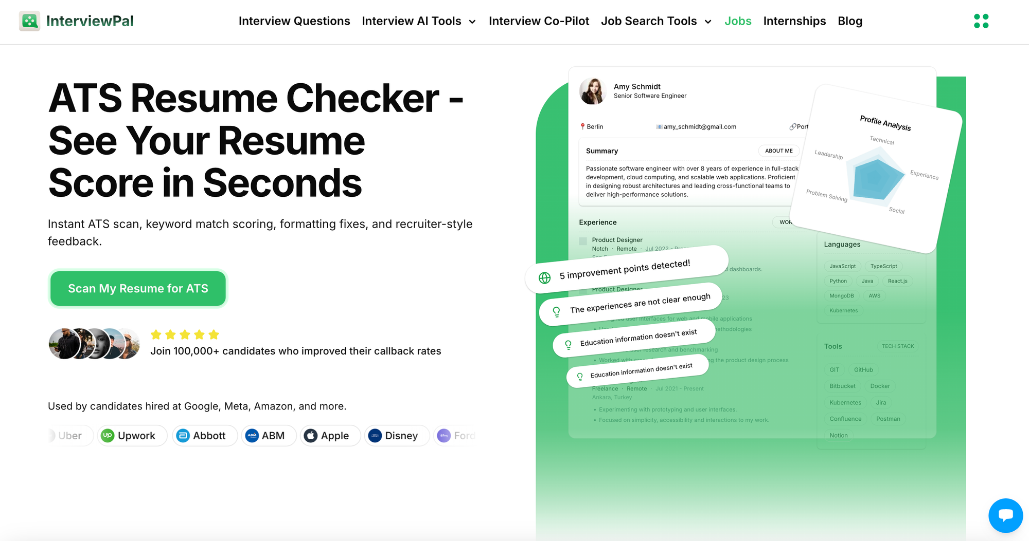 Checking your resume with the right tools takes ten minutes, while not checking it can cost you the interview.