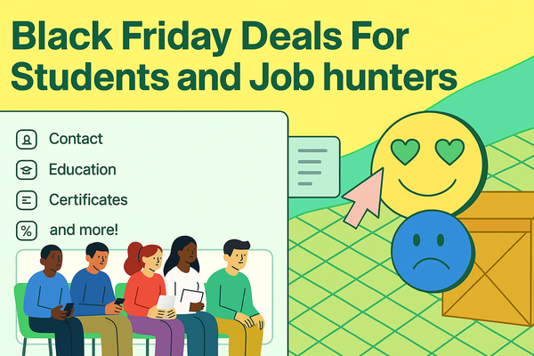Black Friday Deals For Students and Job Hunters 2025
